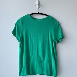 & Other Stories - Green Short Sleeve Blouse